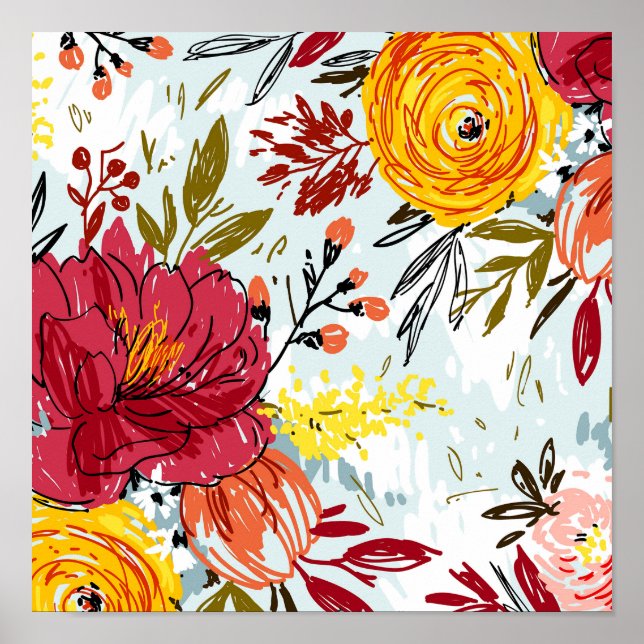 Affiche Belles Roses (Devant)