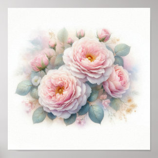 Affiche Belles Roses Roses Artistiques Roses
