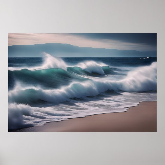 Affiche Belles vagues (Devant)
