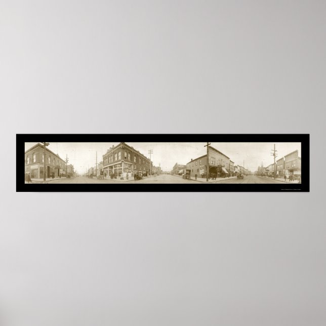 Affiche Bellingham Washington Photo 1909 (Devant)