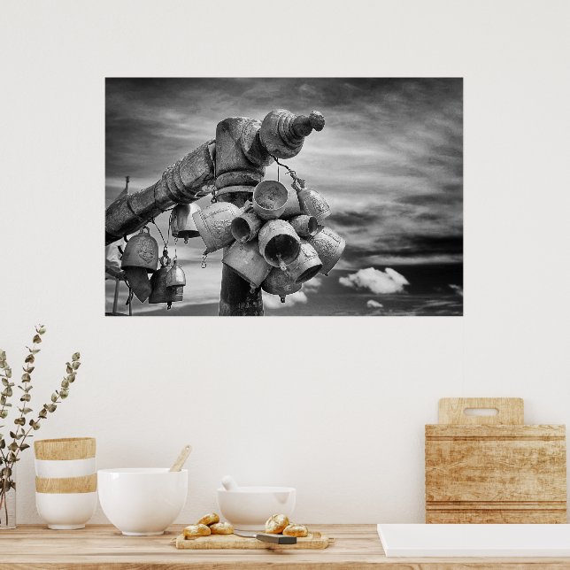 Affiche Bells of Buddhist temple (Cuisine)