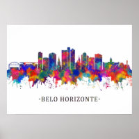 Belo Horizonte Brésil Skyline