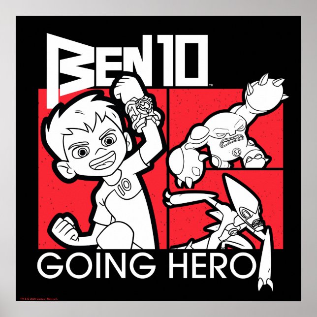 Affiche Ben 10 Going Hero (Devant)