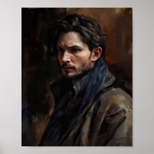 Affiche Ben Barnes Peinture pétrolière Darkling Kirigan (Devant)