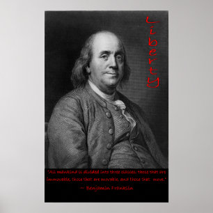 Affiche Ben Franklin - Ceux qui bougent
