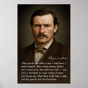 Affiche Ben Hall - L'hors-la-loi réductrice