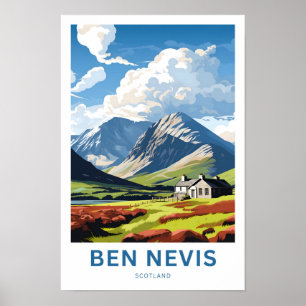 Affiche Ben Nevis Scotland Travel Print