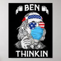 Ben Thinkin 4 juillet Fun Benjamin Franklin Part