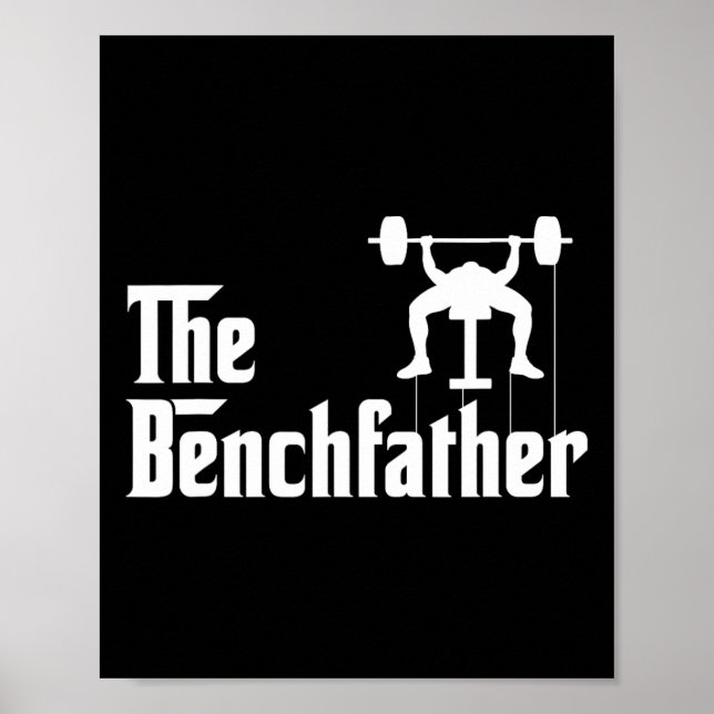 Affiche Benchfather Bodybuilding Gym Bro Funny Bench P (Devant)