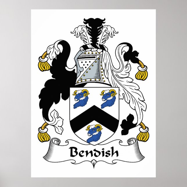 Affiche Bendish Family Crest (Devant)