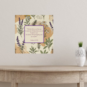 Affiche Bénédiction de Fleurs Herbacées Personnalisable