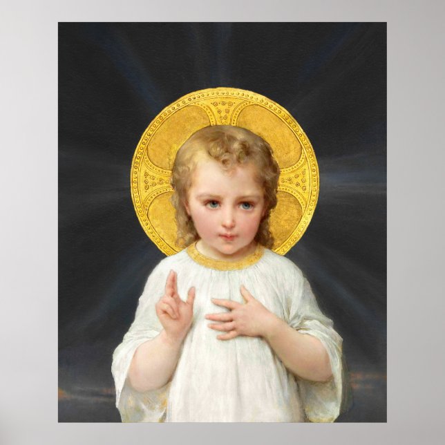 Affiche Bénédiction du Christ enfant par Émile Munier CC00 (Devant)