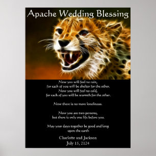 Affiche Bénédiction du Mariage Apache