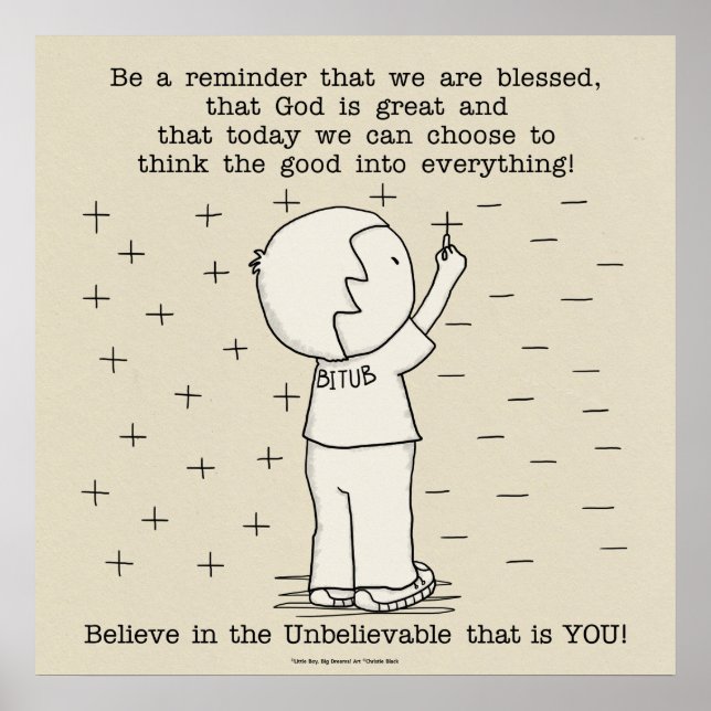 Affiche Bénédiction positive (Devant)