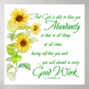 Affiche Bénédictions abondantes