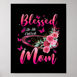 Affiche Béni D'Être Appelé Maman Mignonne Fête Des Mères