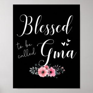 Affiche Béni d'être Gma Femmes Fête des mères de grand-mèr