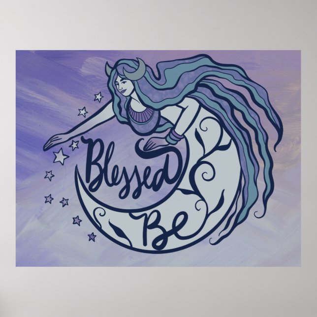 Affiche Béni Soit La Déesse Lune (Devant)