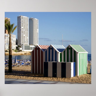 Affiche Benidorm, playa de Levante