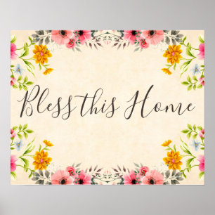 Affiche Bénissez cette maison