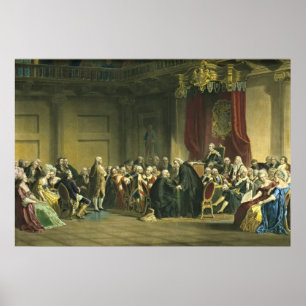 Affiche Benjamin Franklin 1868