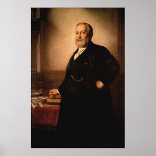 Affiche BENJAMIN HARRISON Portrait par Eastman Johnson