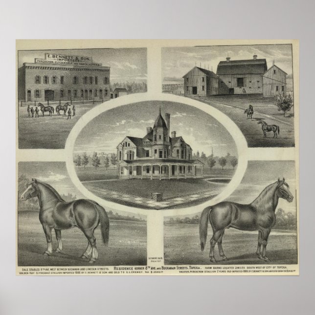 Affiche Bennettand Son, Topeka (Devant)