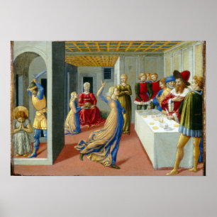 Affiche Benozzo Gozzoli La fête de l'Hérode