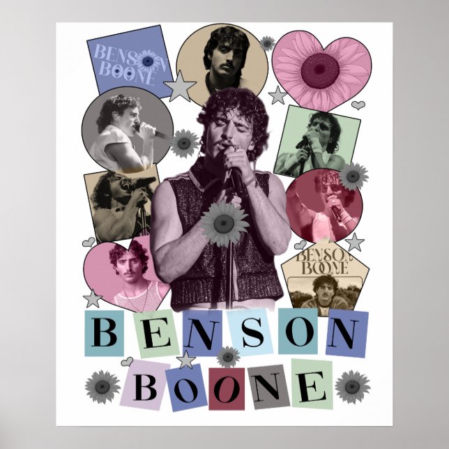 Affiche Benson Boone Musique Cœur Américain (Devant)
