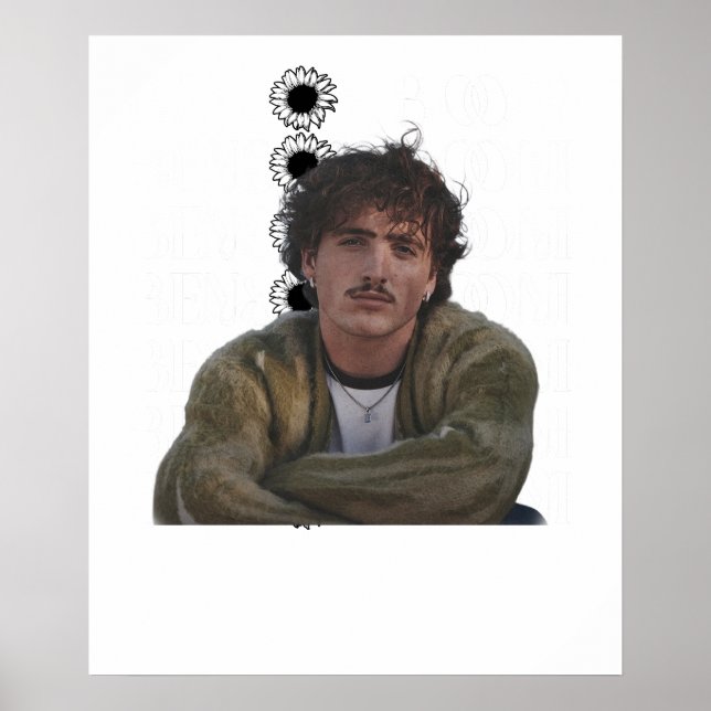 Affiche Benson Boone vintage (Devant)