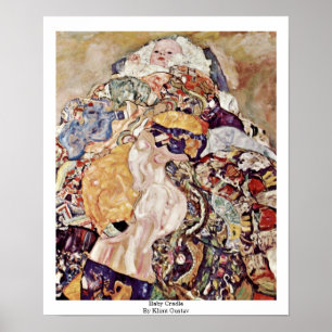 Affiche Berceau de bébé par Klimt Gustav