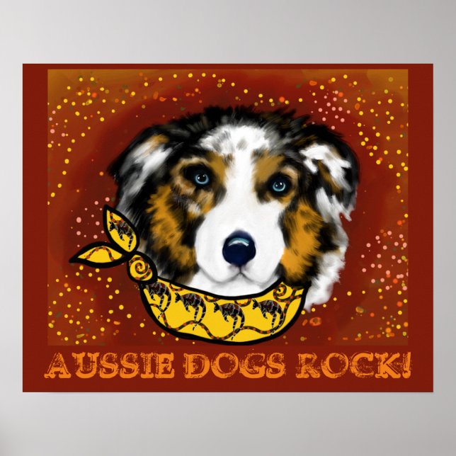 AFFICHE BERGER AUSTRALIEN      (Devant)