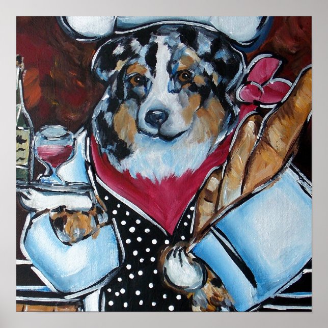 AFFICHE BERGER AUSTRALIEN CUISINIER (Devant)