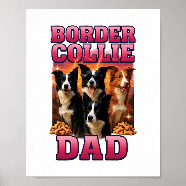 Affiche Berger Border Collie    (Devant)