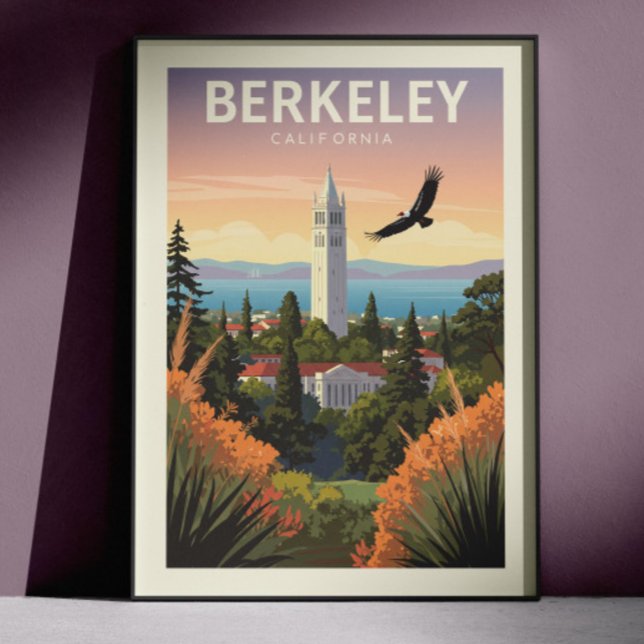 Affiche Berkeley Californie vintage (Créateur téléchargé)