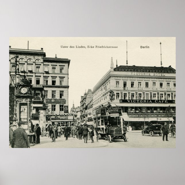 Affiche Berlin 1900 Unter Den Linden (Devant)