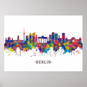 Affiche Berlin Germany Skyline