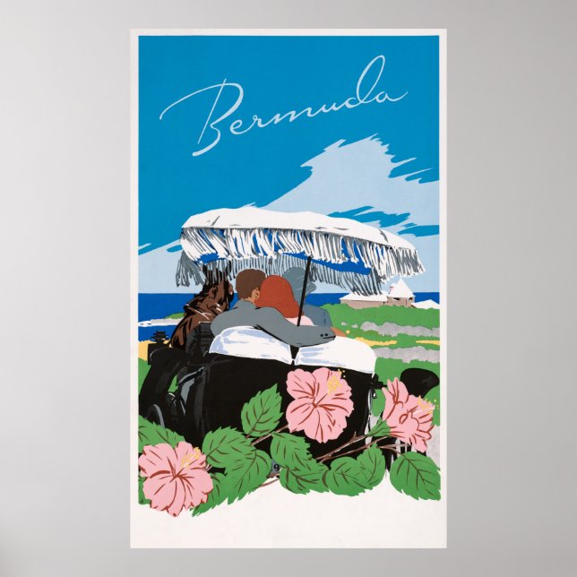 Affiche Bermudes Travel (Devant)