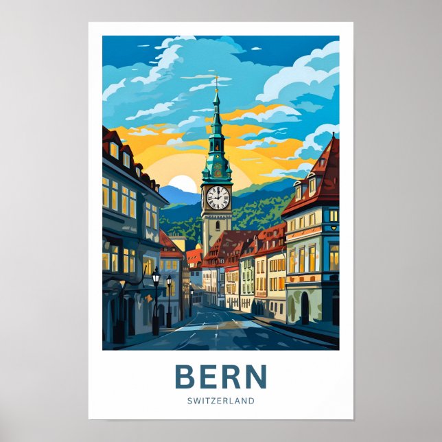 Affiche Bern Suisse - Imprimer (Devant)