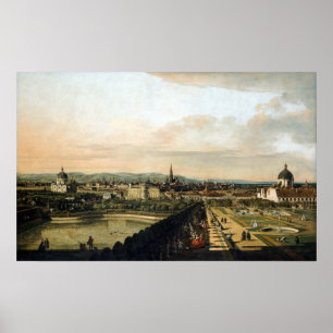 Affiche Bernardo Bellotto, Canaletto Vienne