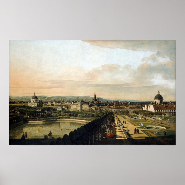 Affiche Bernardo Bellotto, Canaletto Vienne (Devant)