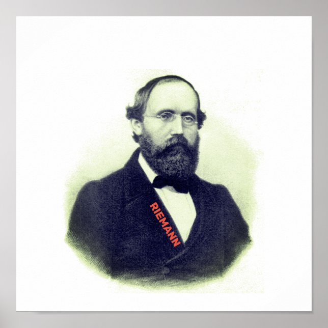 Affiche Bernhard Riemann (Devant)