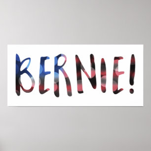 Affiche bernie sanders bokeh
