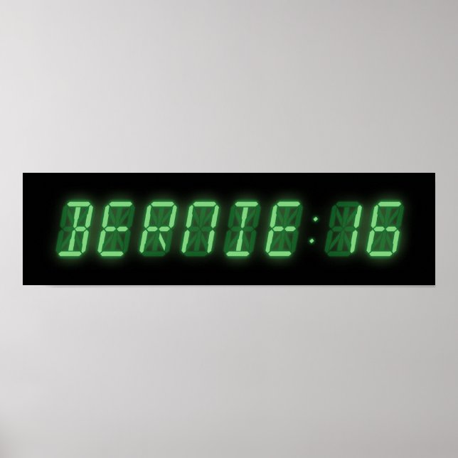 Affiche Bernie Sanders Digital Readout (Devant)