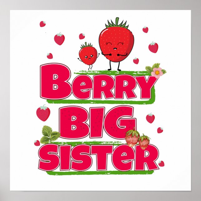 Affiche Berry Big Sister - Pun mignonne aux fraises (Devant)