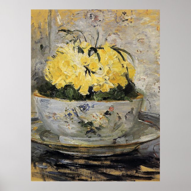 Affiche Berthe Morisot - Daffodiles, art, (Devant)