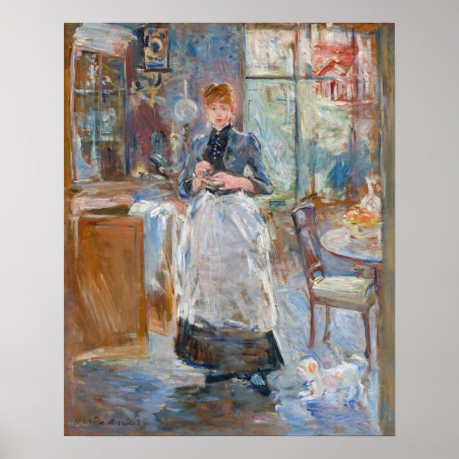 Affiche Berthe Morisot - Dans la salle à manger (Devant)