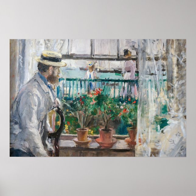 Affiche Berthe Morisot - Eugene Manet sur l'île de Wight (Devant)