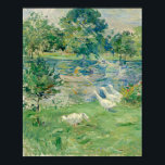Affiche Berthe Morisot - Fille En Bateau Avec Oie<br><div class="desc">Berthe Morisot - Fille En Bateau Avec Oie</div>