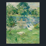 Affiche Berthe Morisot - Fille En Bateau Avec Oie<br><div class="desc">Berthe Morisot - Fille En Bateau Avec Oie</div>